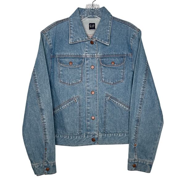Vintage Y2K GAP Denim Trucker Jacket Light Wash Size L (2001)
Unisex - Picture 1 of 12